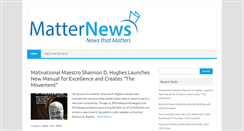 Desktop Screenshot of matternews.com